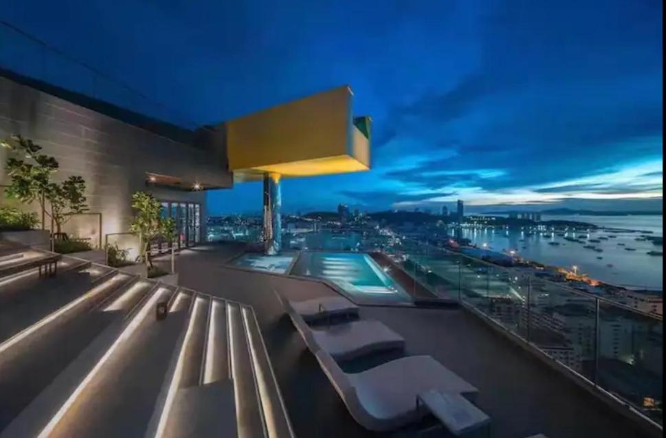 The Edge Central Pattaya Seaview With Infinity Pool & Free Netflix Exterior foto
