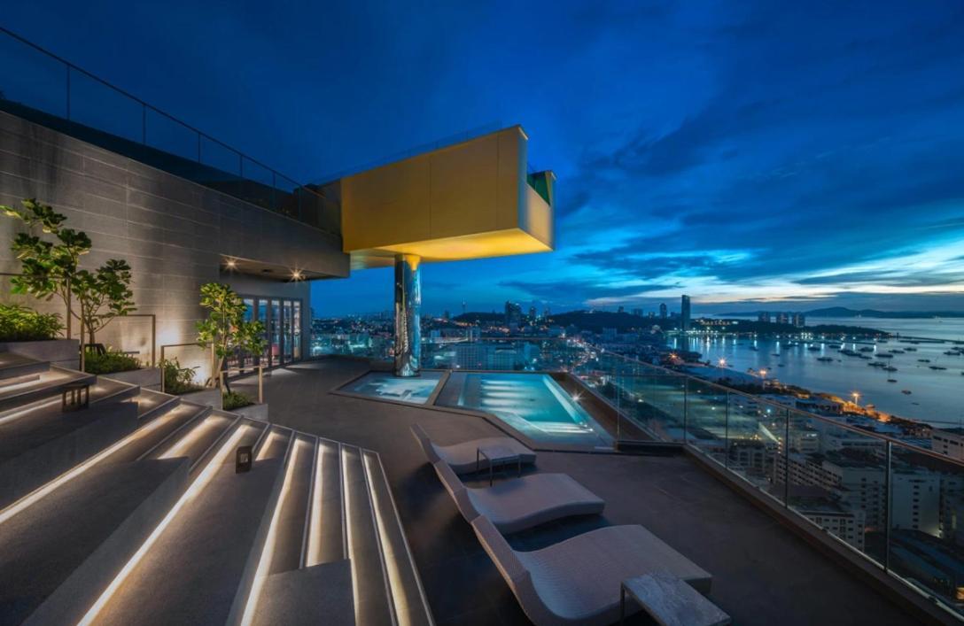 The Edge Central Pattaya Seaview With Infinity Pool & Free Netflix Exterior foto