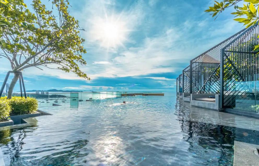 The Edge Central Pattaya Seaview With Infinity Pool & Free Netflix Exterior foto